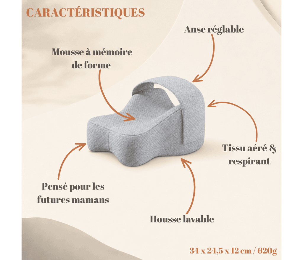 Posturia Harmony™ - Coussin ergonomique pour genoux